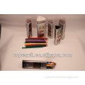 12 colors high grade popular wood water color pencil in metal tin box